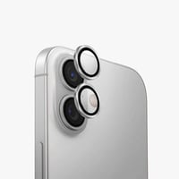 HELMET ⛑ - حامي عدسة ايفون 16 عادي / 16 بلس سلفر م...