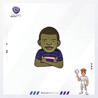 دبوس معدني تيشيرت فرنسا - مبابي