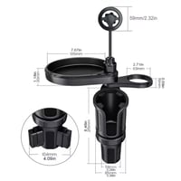 طاولة وحامل جوال للسيارة 4×1