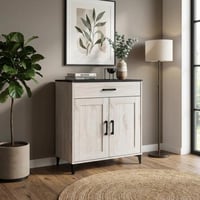 دولاب بوفية خشب ماليزي 2 باب