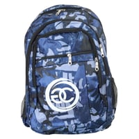 شنطة ظهر مدرسية للاولاد مع سحاب وجيب أمامي