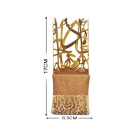 مباخر سيراميك بقاعدة مربعة وعبارات ذهبية جميلة-A-0...