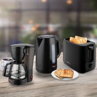 طقم الإفطار 3 في 1 من كولين - أسود