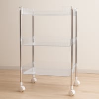 أرفف تخزين بعجلات متحركة 3 أدوار