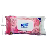 مناديل مبللة برائحة الورد العطرة