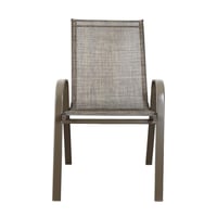 كرسي جلوس حديقة مودرن وأنيق بيج غامق