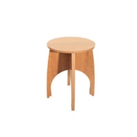 طقم طاولات قهوة خشبية فاخرة – طاولة وسط دائرية + 4...