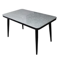 طاولة طعام رخامية أنيقة 4 مقاعد