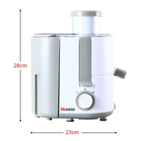 عصارة الفواكه كوزانو 400 واط 1.2 لتر سرعتان