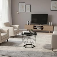 طاولة قهوة سطح سيراميك - اسود