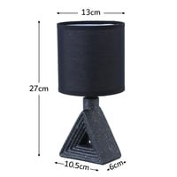 أباجورة غرف نوم عصرية بإضاءة خافتة