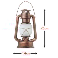 مصباح معلق بحبل على شكل فانوس مع إضاءة ليد باللون...