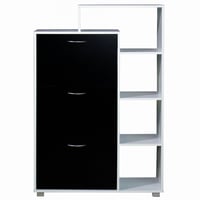 خزانة تنظيم الأحذية من الخشب الماليزي 3 أدوار مع أ...