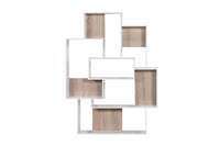 وحدة رفوف خشب ماليزي للكتب بتصميم مفتوح – لمسة أني...