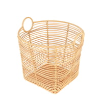 سلات خيزران 3 قطع بمقبض - متعددة الاستخدام