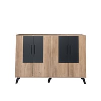 خزانة أحذية خشبية 2 أقسام صناعة ماليزي 5 مستويات ت...