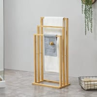 ستاند تنظيم مناشف 3 مستويات خشب - خشبي