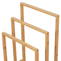 ستاند تنظيم مناشف 3 مستويات خشب - خشبي