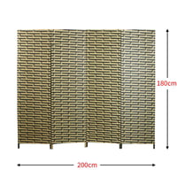 ديكور بارتشن مودرن 4 أقسام من الخسف لون أخضر