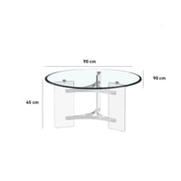 طاولة اكريلك مفرد دائري 90 سم