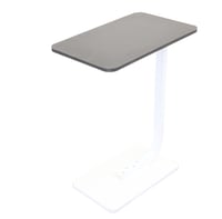 طاولة جانبية مستطيلة - اسود وابيض