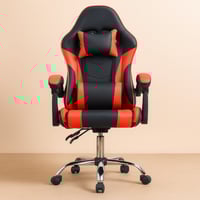 كرسي العاب قيمنق بعجلات قابل للتعديل والدوران , مس...