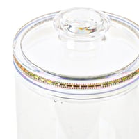 برطمان اكريلك شفاف مع غطاء لحفظ الطعام