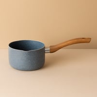 كسرولة جرانيت رصاصي 16 سم