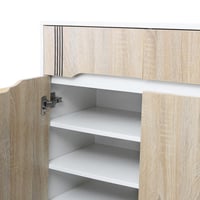 خزانة الأحذية بابين خشب ماليزي 4 أدوار و2 درج تخزي...