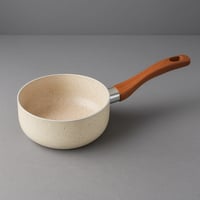 كسرولة مقاس 16 سم بمقبض خشب A-07-3