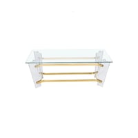 طاولة اكريليك شفافة 120 سم