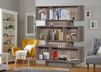 وحدة تخزين مكتبية خشب ماليزي بتصميم أنيق وحديث – ل...