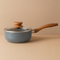 كسرولة جرانيت يد خشب 16 سم A-06-3