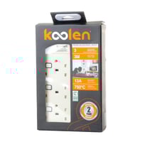 توصيلة كهرباء كولين 3 منافذ 3 متر A_2_1