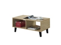 طقم طاولة تلفزيون 150 سم مع أرفف خشب ماليزي وطاولة...