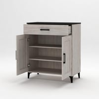 دولاب بوفية خشب ماليزي 2 باب