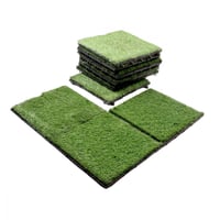 ارضيات عشب صناعي للحدائق 12 قطعة
