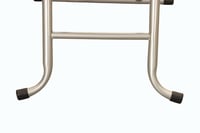 كرسي جلوس قابل للطي مع مسند ظهر – لون بني