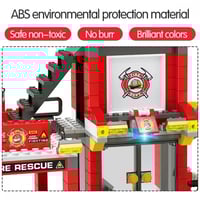 لعبة مكعبات اطفال سيارة اطفاء -F-03-01