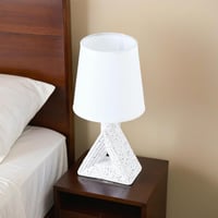 أباجورة طاولة من السيراميك بإضاءة فاخرة