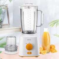 ريبون خلاط كهربائي ومطحنة 2 لتر 650 واط - أبيض