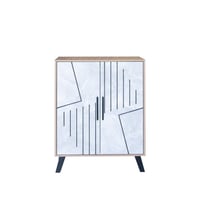 خزانة أحذية بابين 4 مستويات خشب ماليزي , خشبي ورصا...