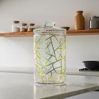 برطمان طعام شفاف بغطاء من الاكريليك