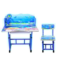 طاولة دراسية تعليمية للاولاد مع كرسي مصممة برسومات...