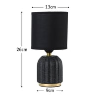 أباجورة غرف نوم أنيقة من السيراميك بإضاءة