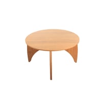 طقم طاولات قهوة خشبية فاخرة – طاولة وسط دائرية + 4...