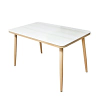 طقم طاولة طعام رخامية مودرن مع 4 كراسي