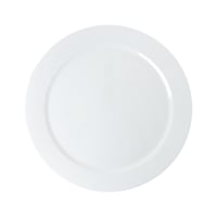 صحن تقديم دائري أبيض