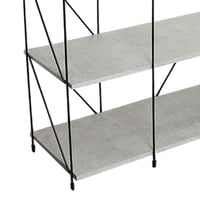 وحدة تلفزيون خشب ماليزي 3 أدوار لون رمادي