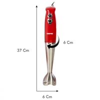 جيباس ,خلاط كهربائي يدوي 400 واط / احمر-J-03-01